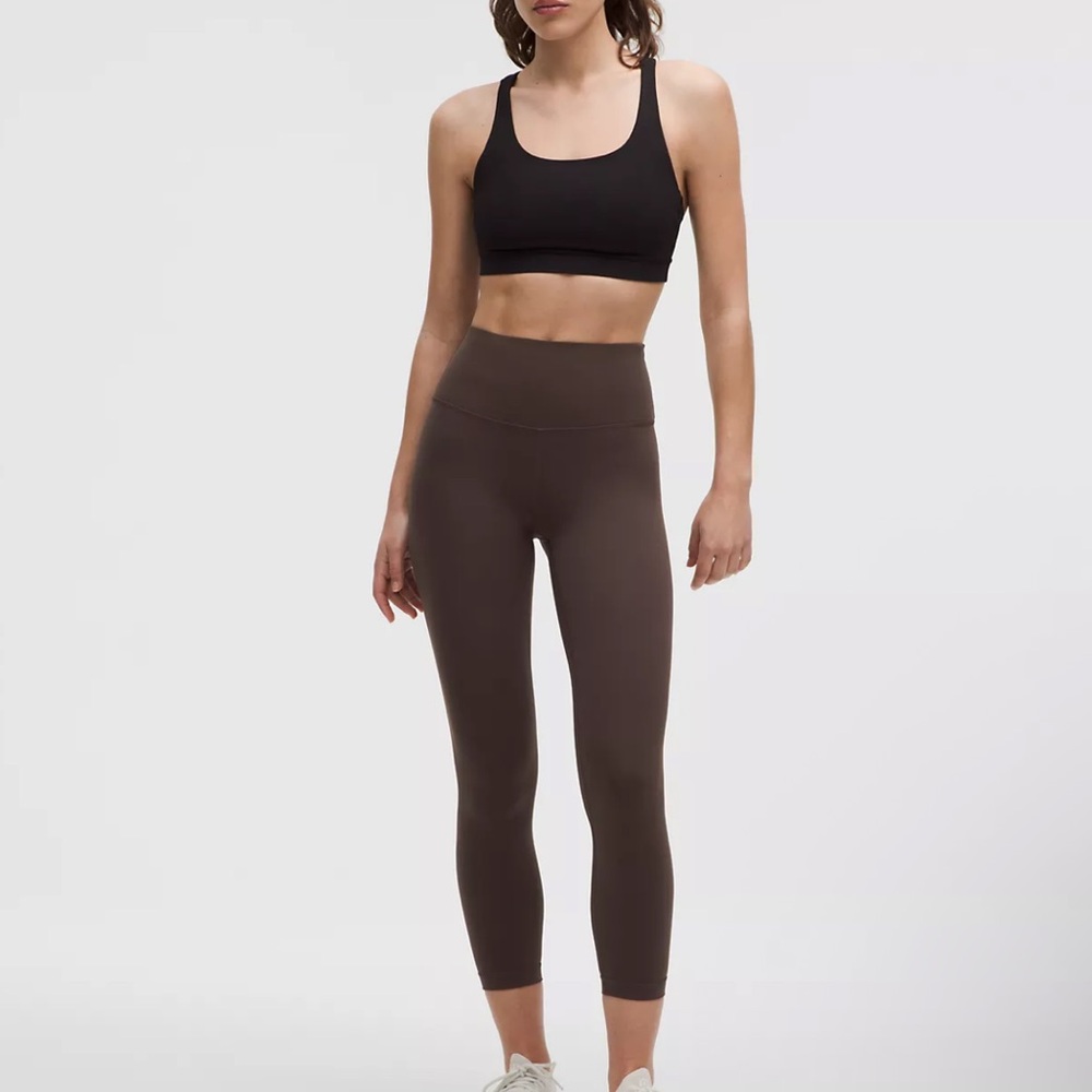 Lululemon Wunder Train 25” Espresso Leggings